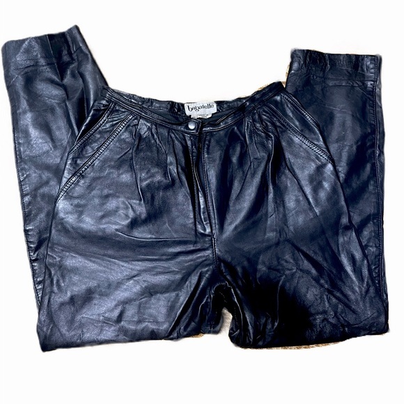 VINTAGE — Bagatelle Genuine Leather Trousers‎ - Picture 2 of 6